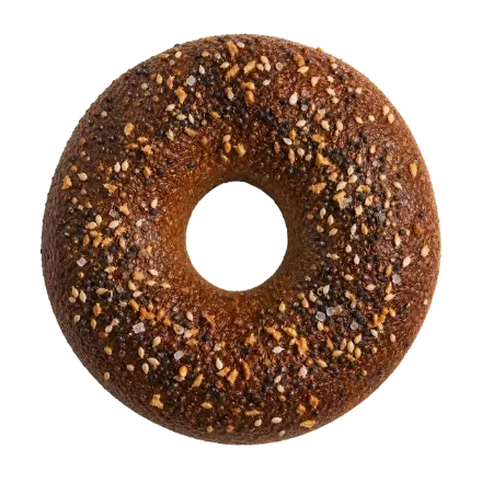 Pumpernickel Everything bagel